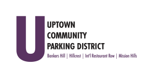 Uptown Community Parking District Logo
